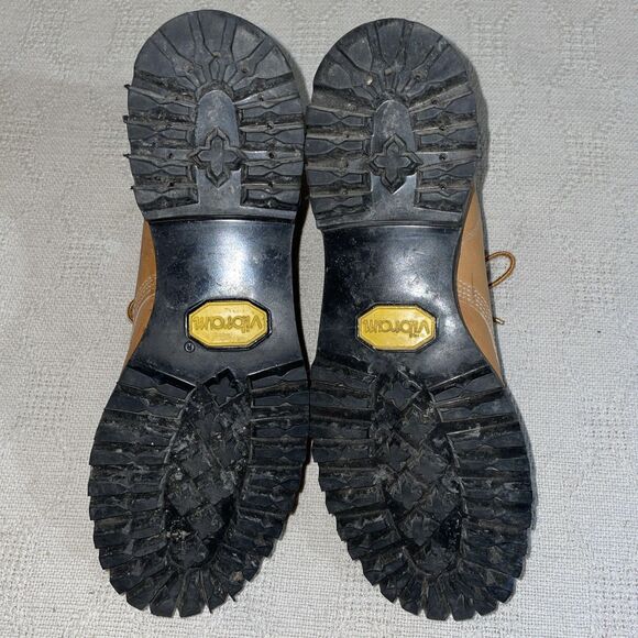 Lehigh Women’s Steel Toe Boots Size 9 M Tan Leather Workwear Hiking Rugged - Picture 6 of 12